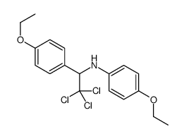 4-ethoxy-N-[2,2,2-trichloro-1-(4-ethoxyphenyl)ethyl]aniline结构式