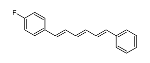 1-fluoro-4-((1E,3E,5E)-6-phenylhexa-1,3,5-trien-1-yl)benzene Structure