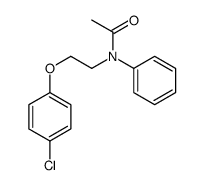 N-[2-(4-chlorophenoxy)ethyl]-N-phenylacetamide Structure