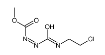 methyl N-(2-chloroethylcarbamoylimino)carbamate结构式