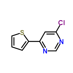 4-Chloro-6-(2-thienyl)pyrimidine结构式