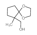 (6-methyl-1,4-dioxaspiro[4.4]non-6-yl)methanol结构式