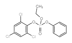 Ethyl phenyl 2,4,6-trichlorophenyl phosphate结构式