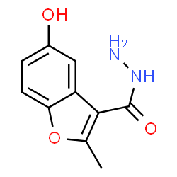 3-Benzofurancarboxylicacid,5-hydroxy-2-methyl-,hydrazide(9CI)结构式