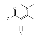 2-Cyano-3-dimethylamino-butensaeurechlorid结构式