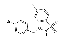 O-(4-Bromobenzyl)-N-tosylhydroxylamine结构式