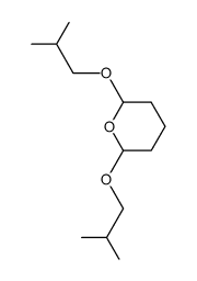 2,6-diisobutoxy-tetrahydro-pyran Structure