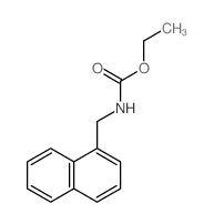 ethyl N-(naphthalen-1-ylmethyl)carbamate结构式