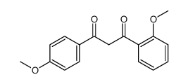 1-(2-methoxyphenyl)-3-(4-methoxyphenyl)propane-1,3-dione结构式