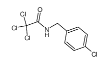 2,2,2-trichloro-N-(4-chlorobenzyl)acetamide结构式
