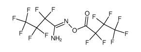 2,2,3,3,4,4,4-heptafluoro-N-heptafluorobutyryloxy-butyramidine Structure