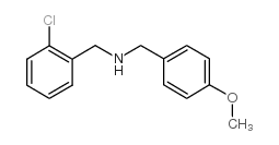 N-[(2-chlorophenyl)methyl]-1-(4-methoxyphenyl)methanamine结构式