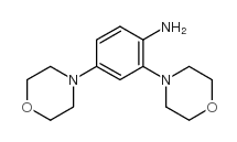 2,4-二-吗啉-4-苯胺结构式