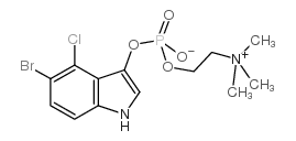 5-bromo-4-chloro-3-indoxyl choline phosphate Structure
