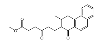 1-Oxo-3-methyl-2-(3-oxo-5-methoxycarbonyl-pentyl)-1,2,3,4-tetrahydro-phenanthren结构式