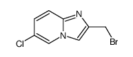 2-(bromomethyl)-6-chloroimidazo[1,2-a]pyridine结构式