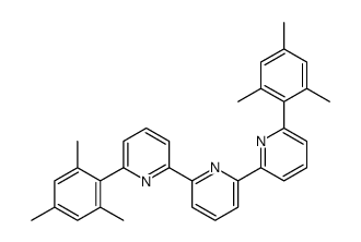 2,6-bis[6-(2,4,6-trimethylphenyl)pyridin-2-yl]pyridine结构式