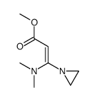 methyl 3-(aziridin-1-yl)-3-(dimethylamino)prop-2-enoate结构式