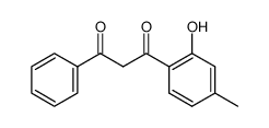 1-(2-hydroxy-4-methylphenyl)-3-phenyl-1,3-propanedione结构式