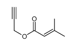 prop-2-ynyl 3-methylbut-2-enoate结构式