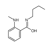 N-butyl-2-(methylamino)benzamide Structure