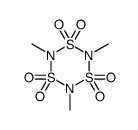 2,4,6-trimethyl-1,3,5,2,4,6-trithiatriazinane 1,1,3,3,5,5-hexaoxide Structure