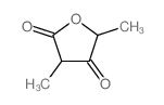 2,4 (3H,5H)-Furandione, 3, 5-dimethyl- Structure