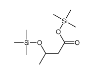 trimethylsilyl 3-trimethylsilyloxybutanoate Structure