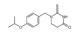 4(1H)-Pyrimidinone, tetrahydro-1-((4-(1-methylethoxy)phenyl)methyl)-2- thioxo-结构式