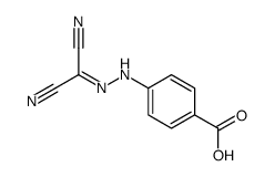 4-[2-(dicyanomethylidene)hydrazinyl]benzoic acid Structure