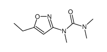 1-(5-ethyl-1,2-oxazol-3-yl)-1,3,3-trimethylurea结构式