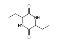 3,6-diethyl-piperazine-2,5-dione Structure