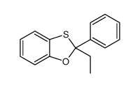 2-ethyl-2-phenyl-1,3-benzoxathiole Structure