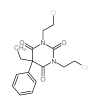 1,3-bis(2-chloroethyl)-5-ethyl-5-phenyl-1,3-diazinane-2,4,6-trione picture