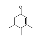 3,5-dimethyl-4-methylenecyclohex-2-en-1-one Structure
