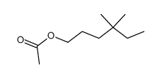 1-acetoxy-4,4-dimethyl-hexane Structure
