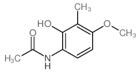 N-(2-hydroxy-4-methoxy-3-methyl-phenyl)acetamide结构式