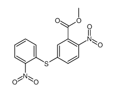 methyl 2-nitro-5-(2-nitrophenyl)sulfanylbenzoate Structure