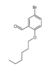 5-bromo-2-hexoxybenzaldehyde structure