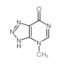 2-methyl-2,4,7,8,9-pentazabicyclo[4.3.0]nona-3,6,9-trien-5-one结构式