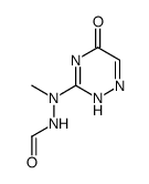 3-(N'-formyl-N-methyl-hydrazino)-2H-[1,2,4]triazin-5-one结构式