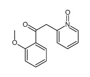 1-(2-methoxyphenyl)-2-(1-oxidopyridin-1-ium-2-yl)ethanone Structure