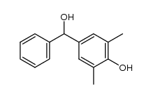 1-Hydroxy-1-phenyl-1[(4-hydroxy-3,5-dimethyl)-phenyl]-methan Structure
