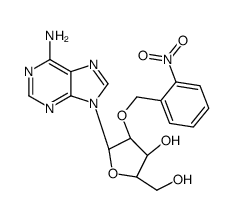 (2R,3R,4R,5R)-5-(6-aminopurin-9-yl)-2-(hydroxymethyl)-4-[(2-nitrophenyl)methoxy]oxolan-3-ol Structure