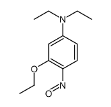 3-ethoxy-N,N-diethyl-4-nitrosoaniline structure