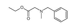 ethyl N-methyl-N-(phenylmethyl)glycine结构式