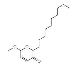 6-decyl-2-methoxy-2H-pyran-5-one结构式