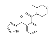 [2-(3,5-dimethylmorpholine-4-carbonyl)phenyl]-(1H-imidazol-2-yl)methanone结构式
