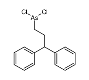 dichloro(3,3-diphenylpropyl)-λ5-arsane结构式