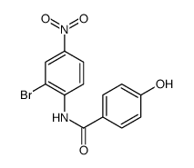 N-(2-bromo-4-nitrophenyl)-4-hydroxybenzamide Structure